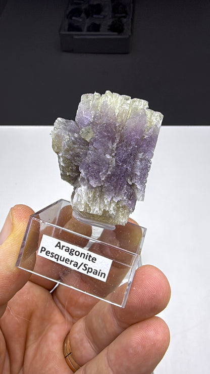 Purple Aragonite Specimen Lot