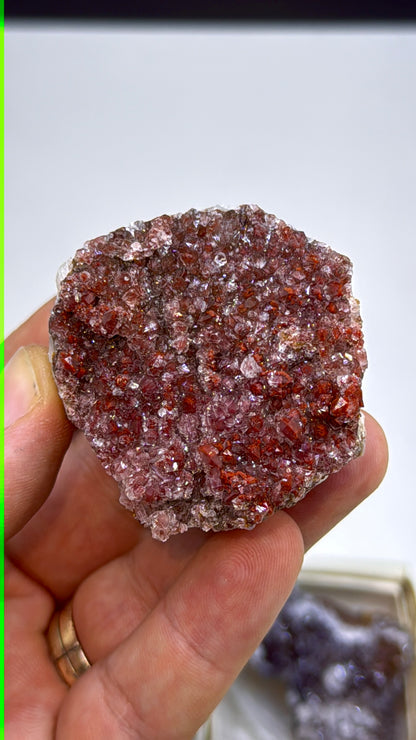 Combination of Quartz, Manganese Oxide, Red Hematite, Limonite and Calcite Mineral Specimen Lot