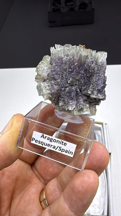 Purple Aragonite Specimen Lot