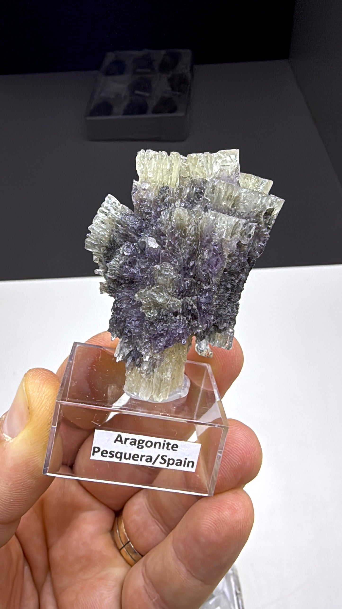 Purple Aragonite Specimen Lot