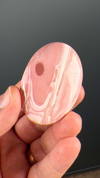 Pink Opal Crystal Palm Stone Lot