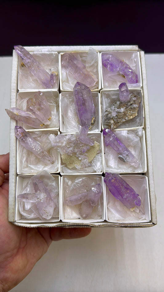 Vera Cruz Amethyst Crystal Lot