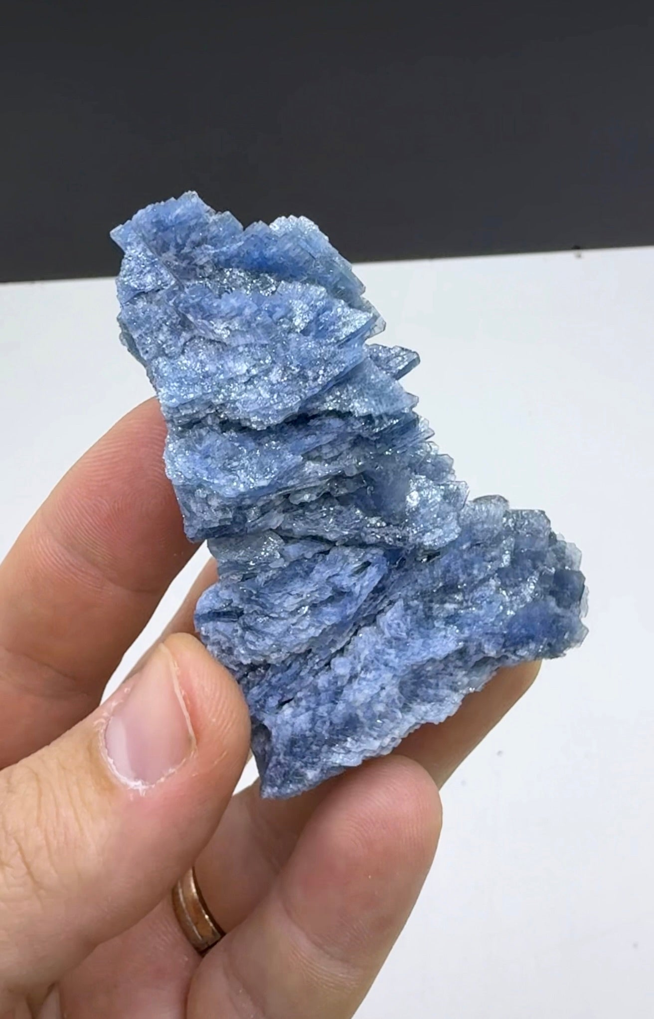 Blue Barite Crystal