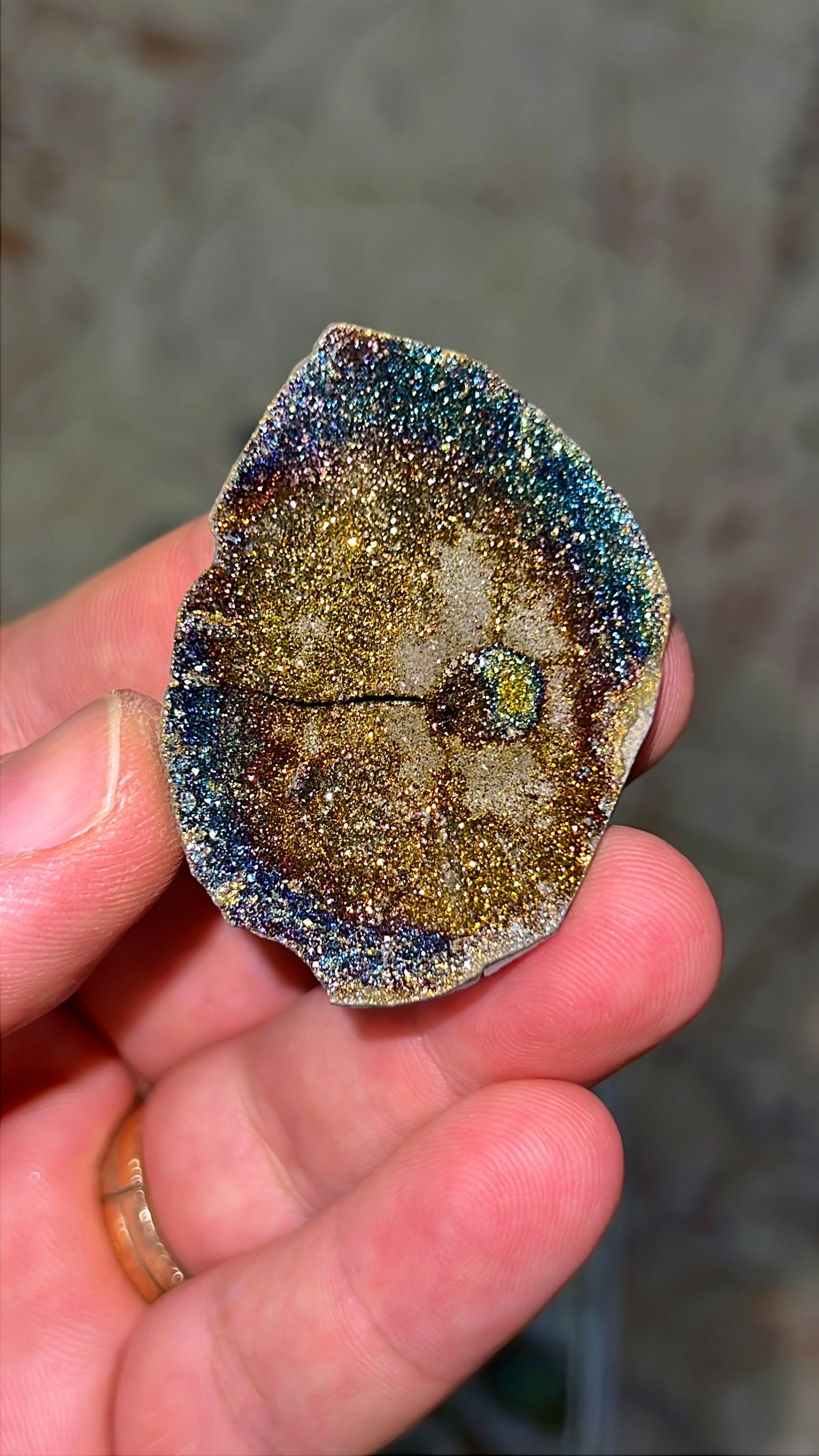 Rainbow Chalcopyrite Crystal Lot