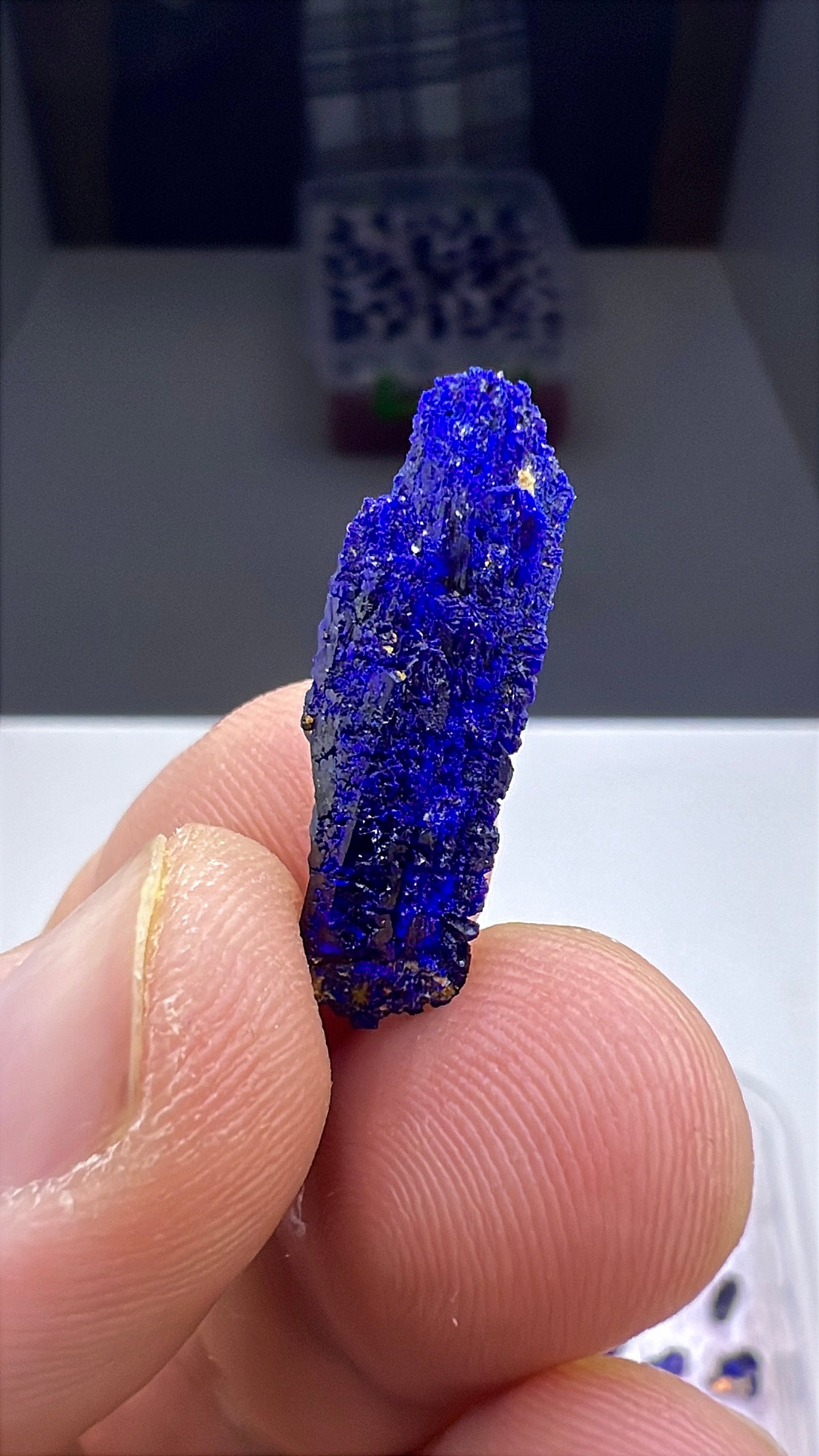 Blue Azurite Crystal  Specimen Lot 60-70 Pieces