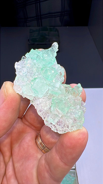 Green Halite Crystal Lot