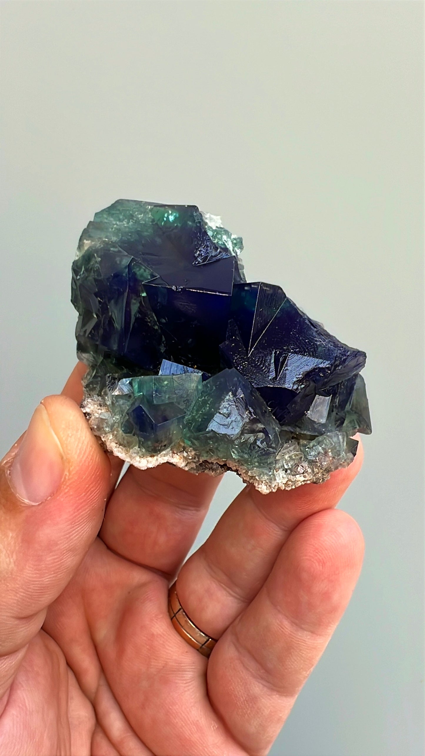 Color Change Green-Purple Fluorite  Crystal Lot