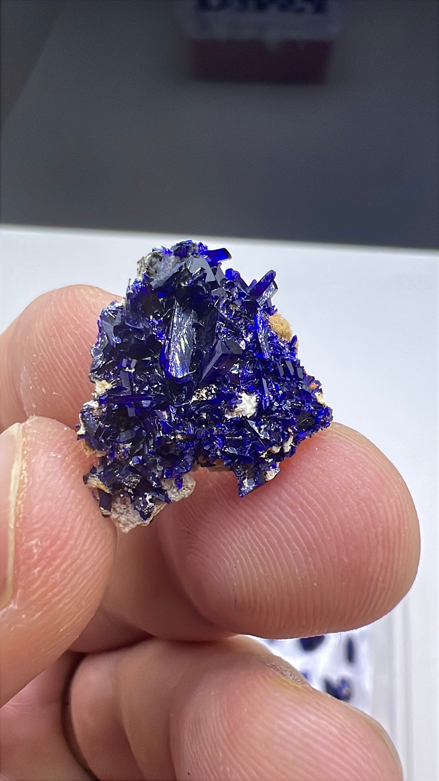 Blue Azurite Crystal  Specimen Lot 60-70 Pieces