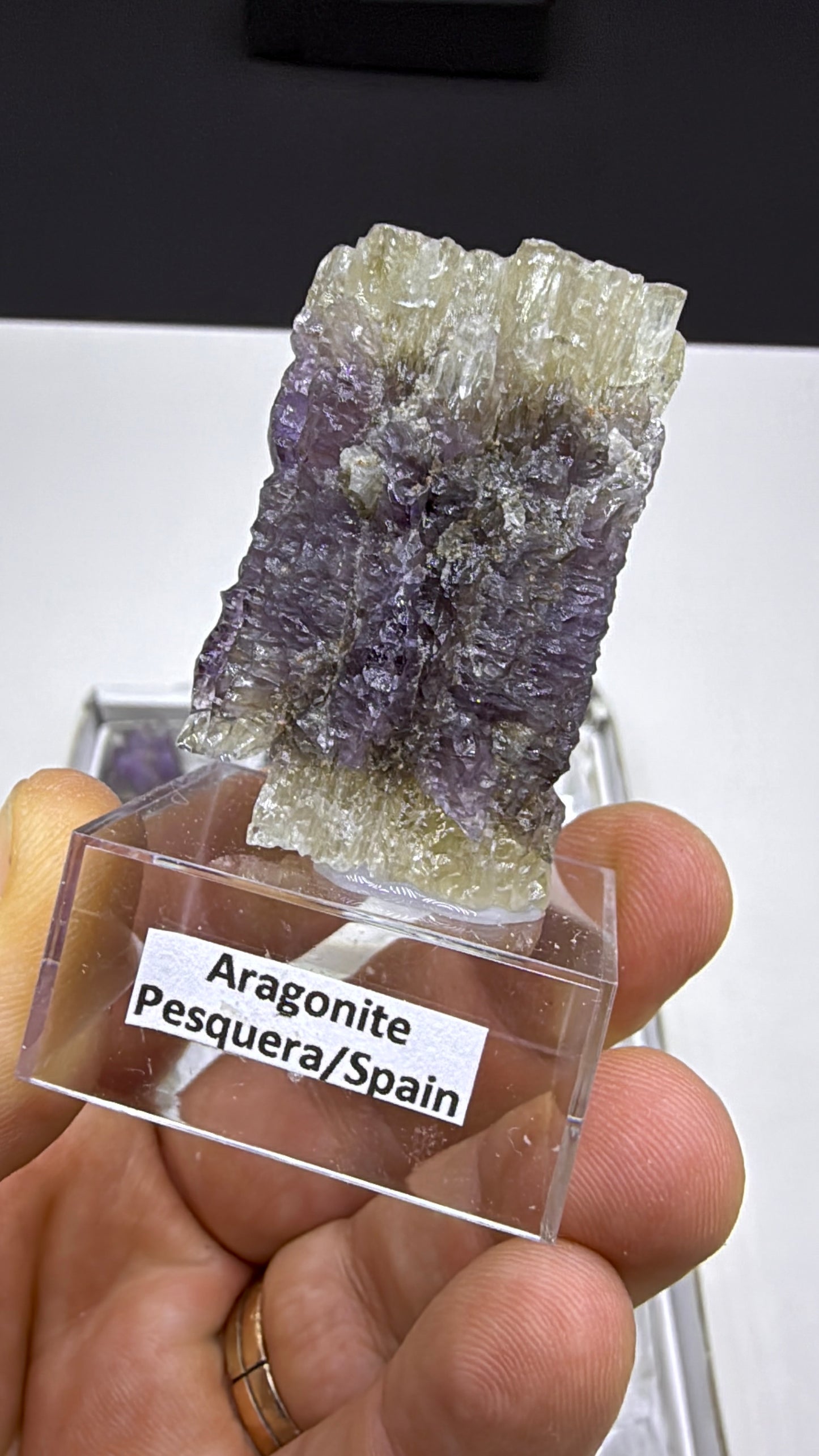 Purple Aragonite Specimen Lot