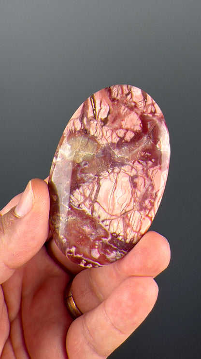 Pink Opal Crystal Palm Stone Lot