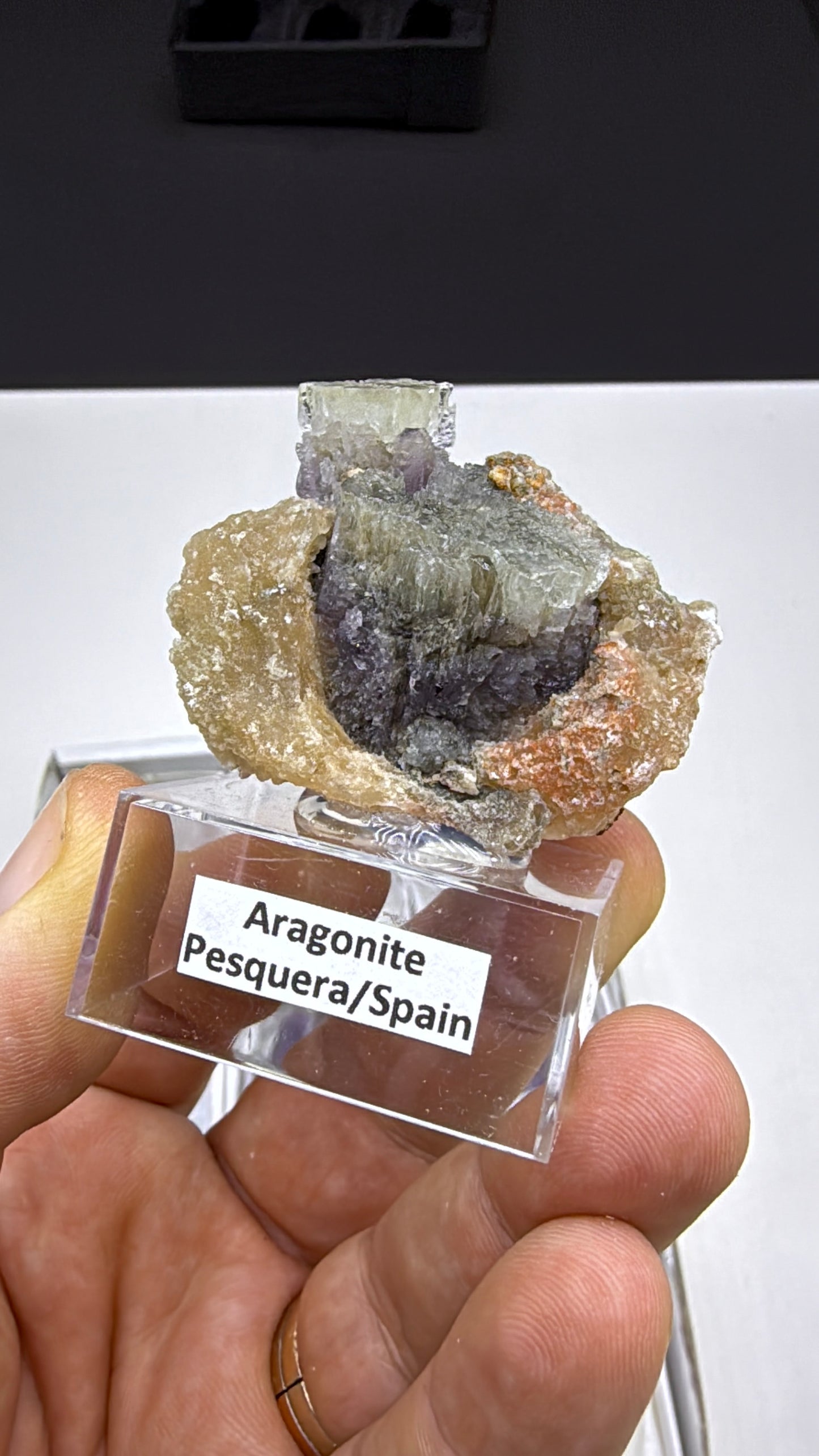 Purple Aragonite Specimen Lot