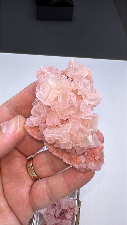 Pink Halite Crystal - 8 Pieces Lot