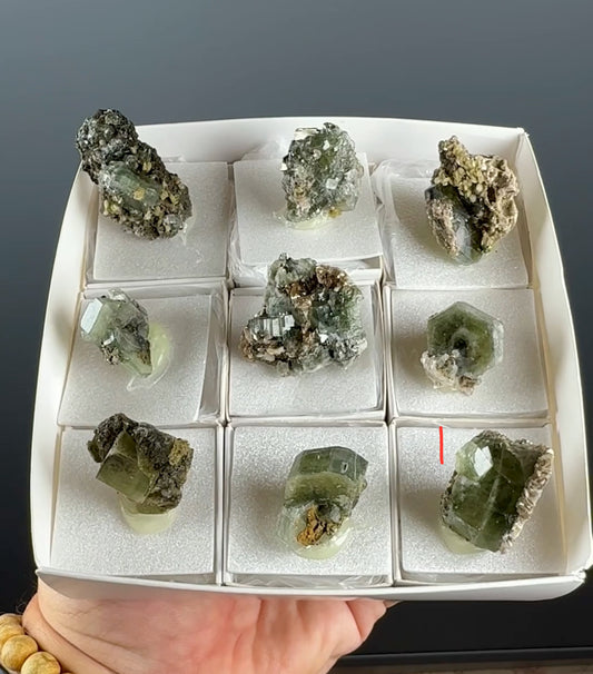 Green Apatite with Muscovite Lot