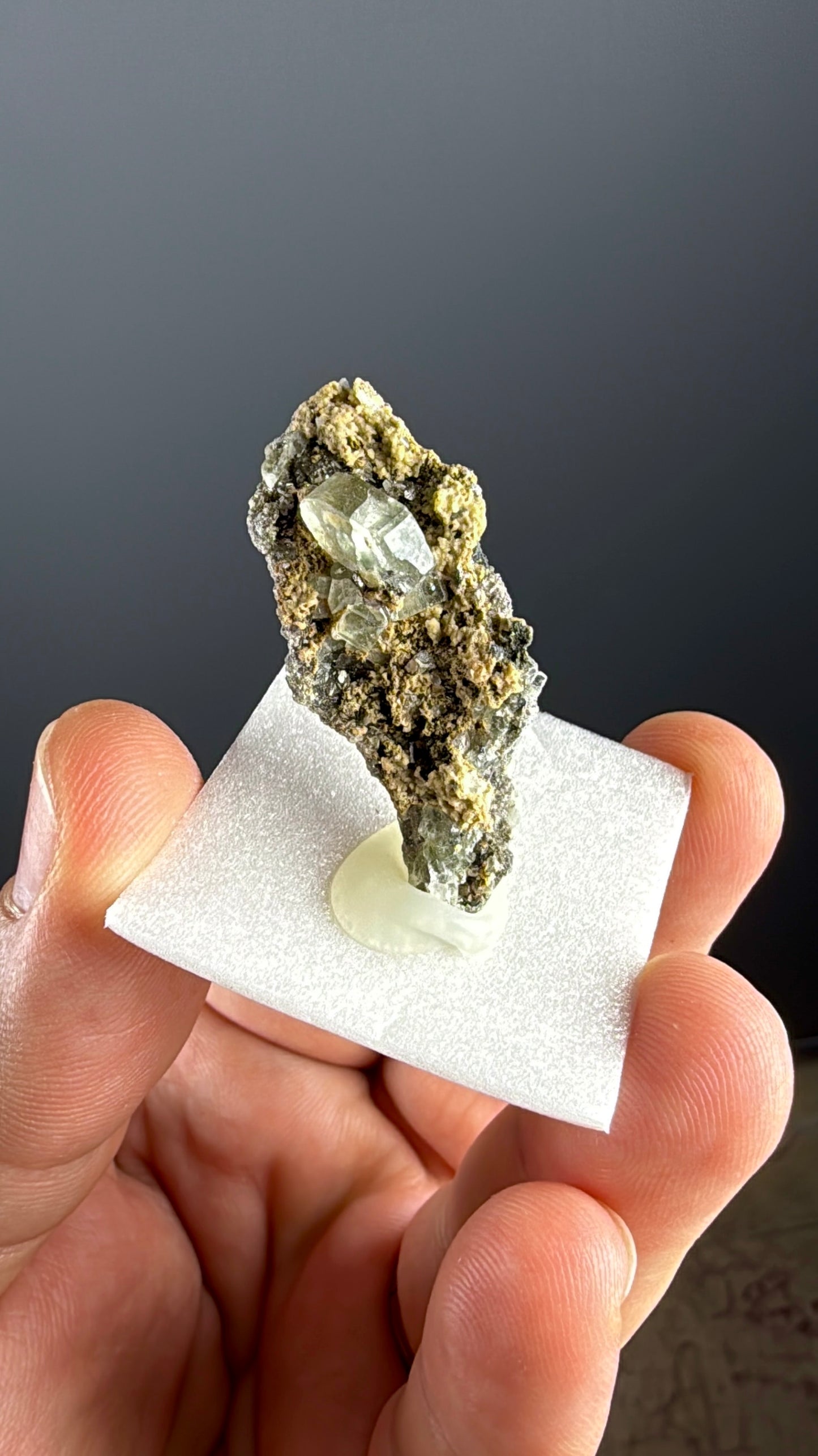 Green Apatite with Muscovite Lot