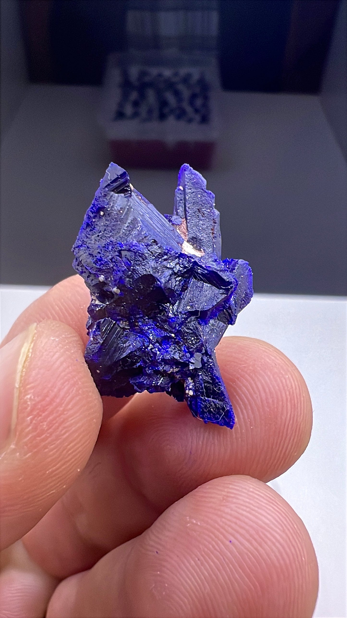 Blue Azurite Crystal  Specimen Lot 60-70 Pieces