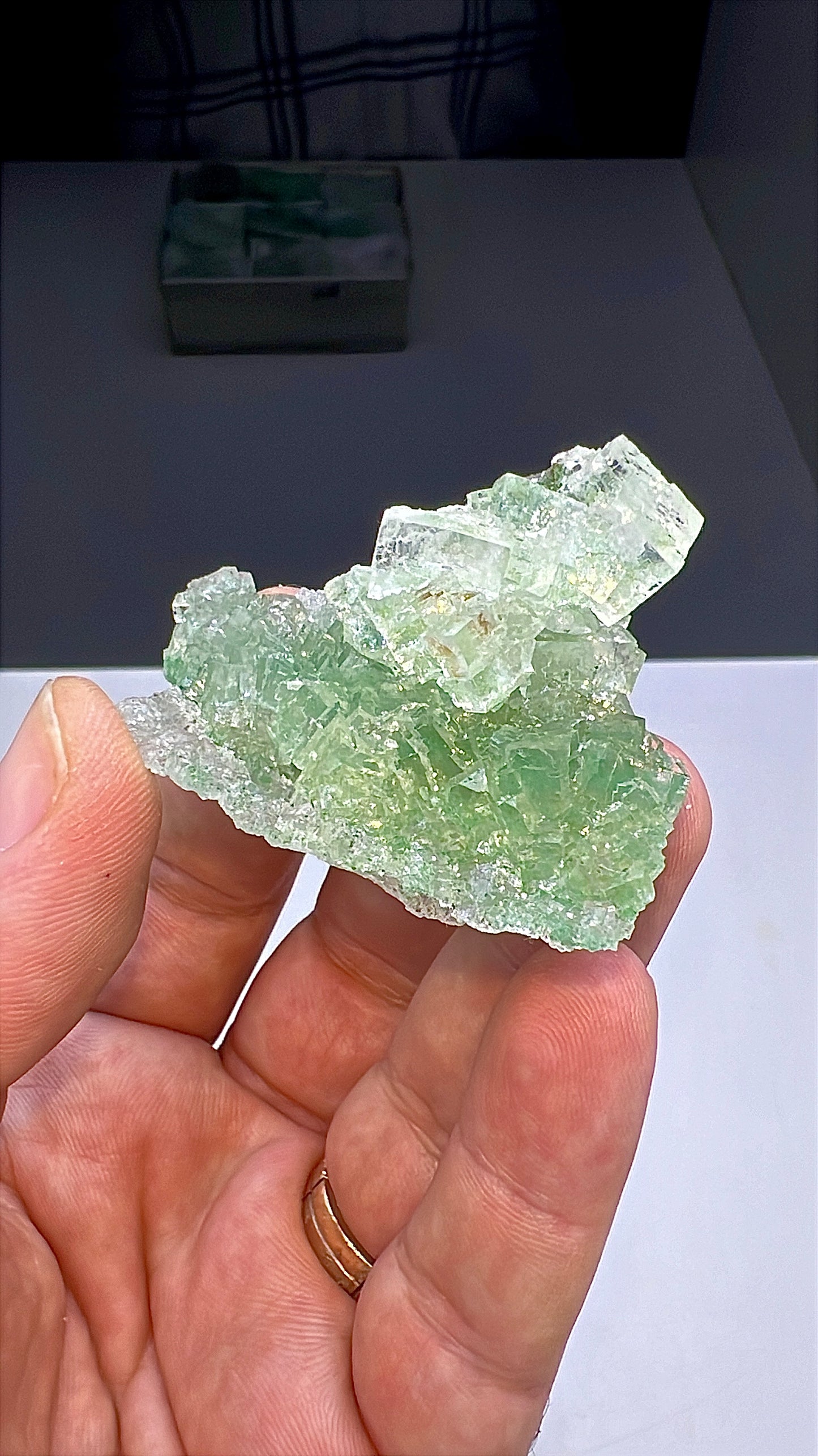 Green Halite Crystal Lot