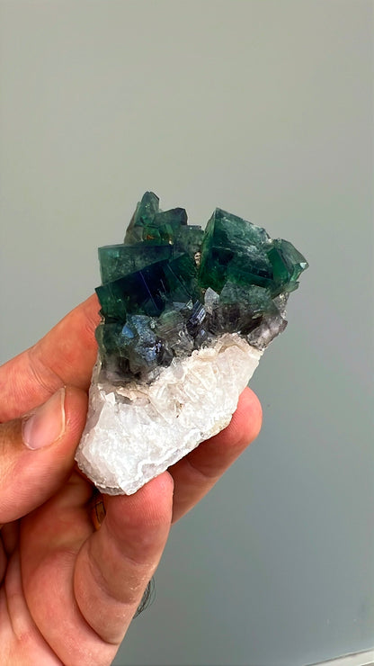 Color Change Green-Purple Fluorite  Crystal Lot