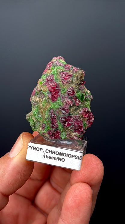 Pyrope Garnet with Chrom Diopsite Specimen Lot