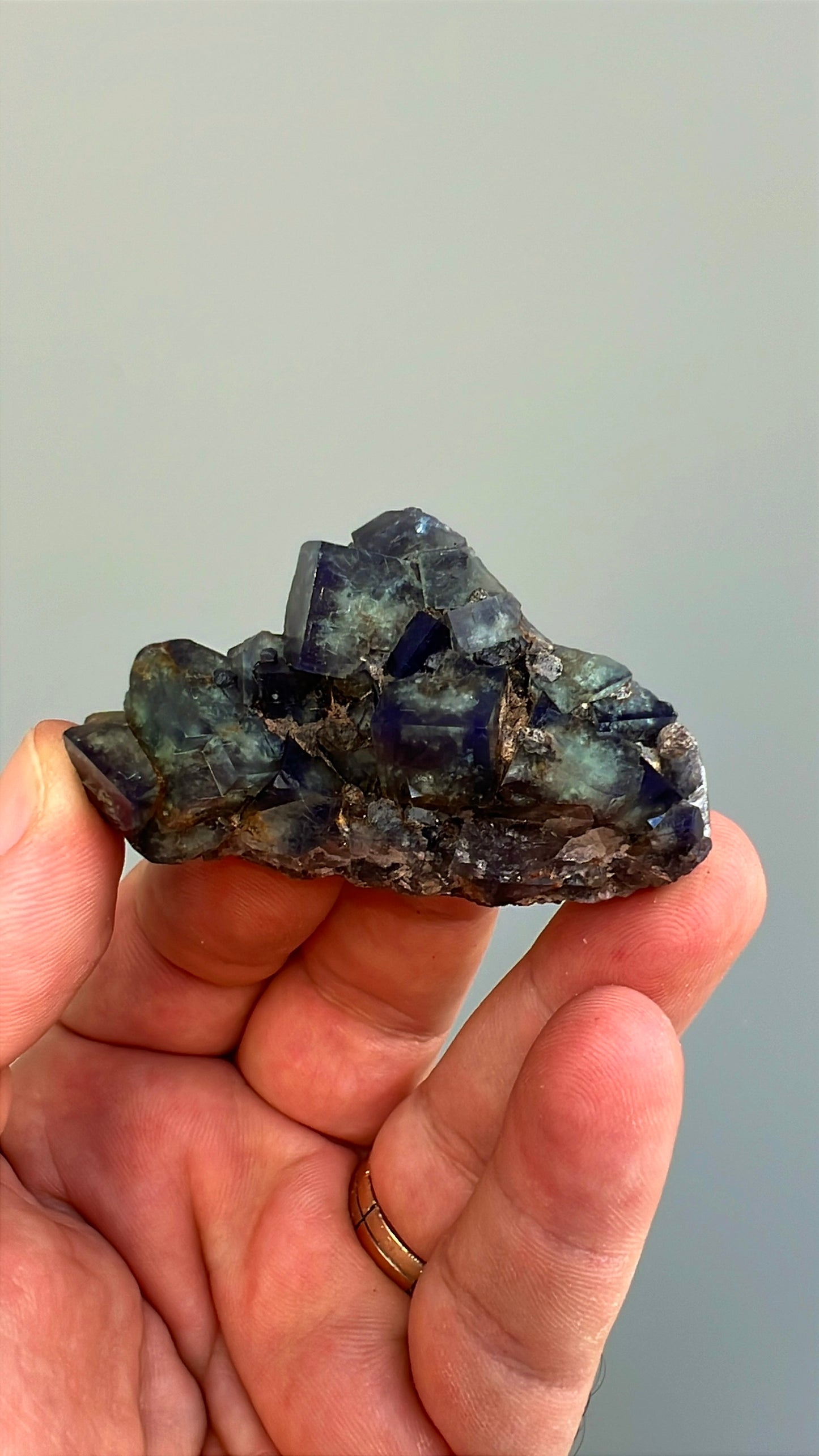 Color Change Green-Purple Fluorite  Crystal Lot