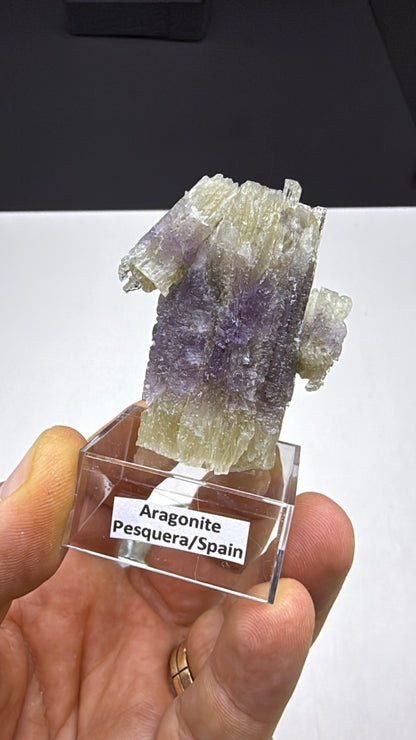 Purple Aragonite Specimen Lot