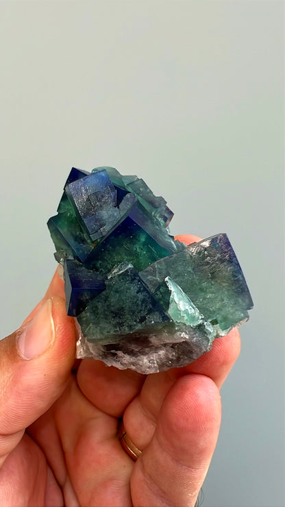 Color Change Green-Purple Fluorite  Crystal Lot