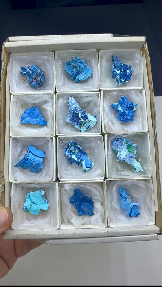 Blue Shattuckite Specimen Lot