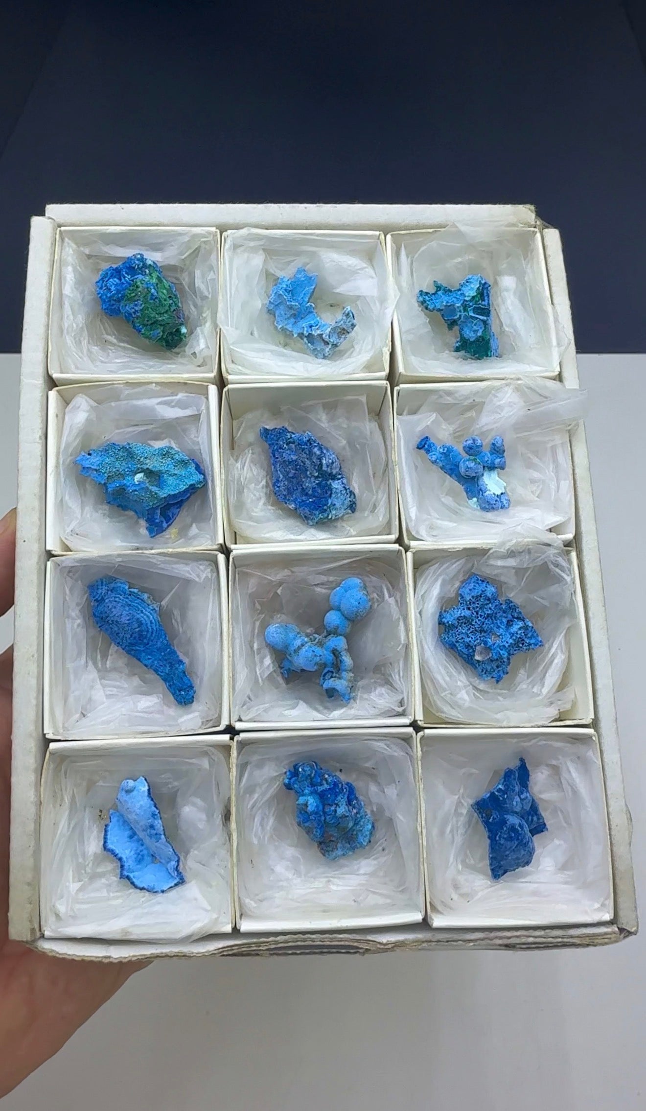 Blue Shattuckite Specimen Lot