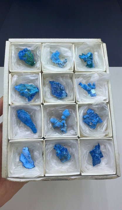 Blue Shattuckite Specimen Lot