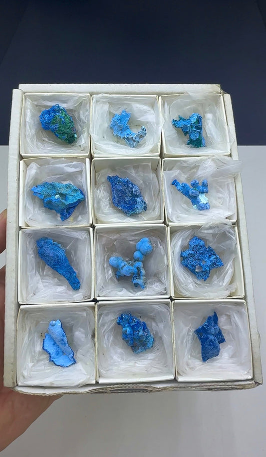 Blue Shattuckite Specimen Lot