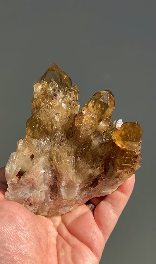 Natural Kundalini Citrine Crystal