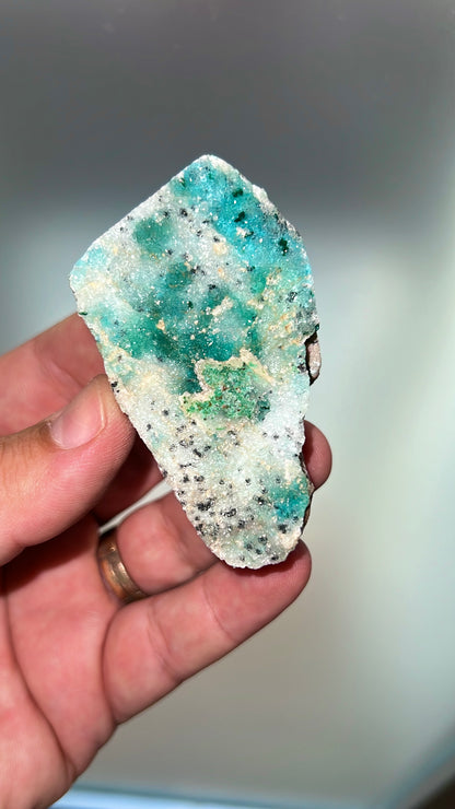 Druzy Blue Chrysocolla Lot-9 pieces