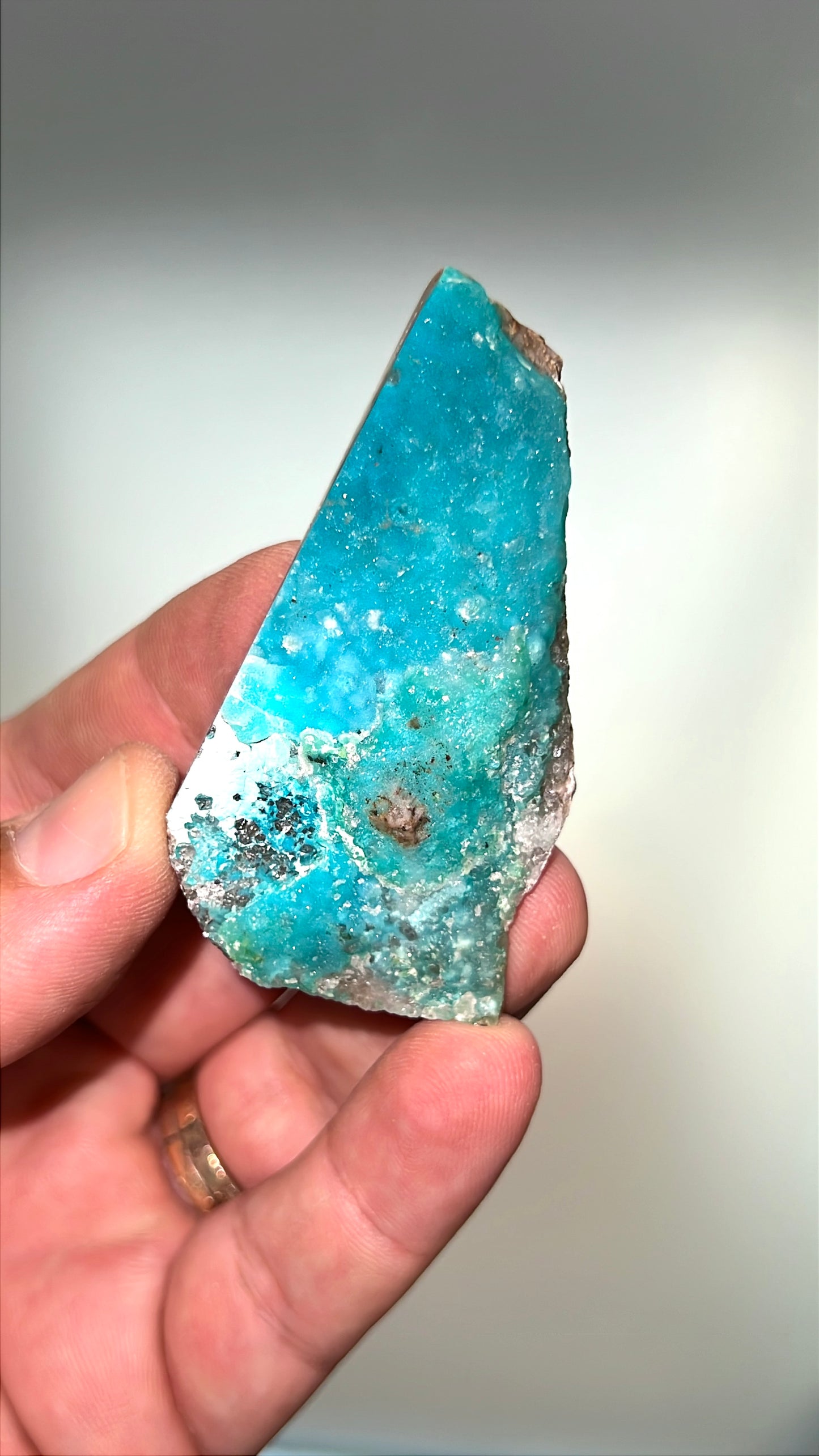 Druzy Blue Chrysocolla Lot-9 pieces