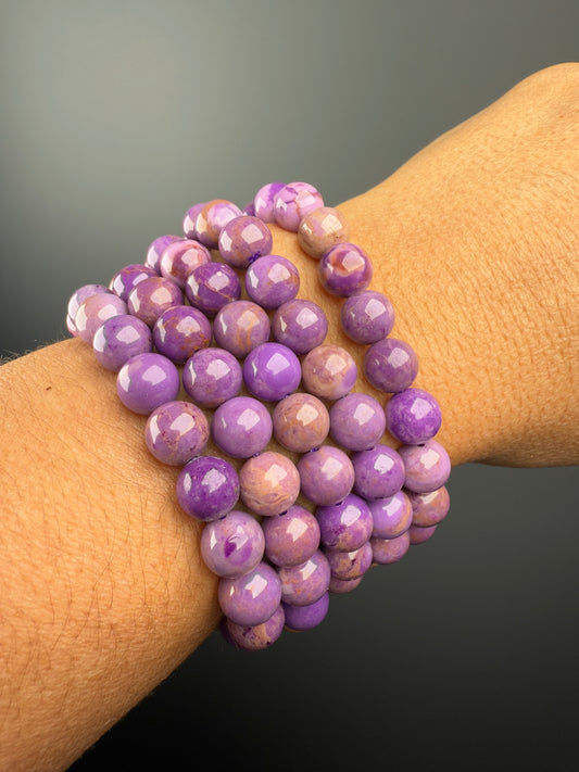 8 MM Phosphosiderite Bracelets (7 Pieces)