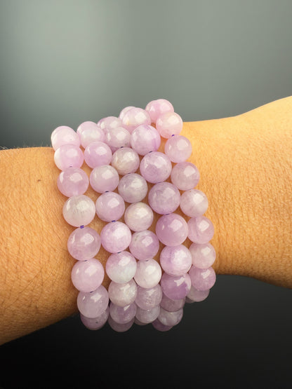 8 MM Kunzite Bracelets (6 Pieces)