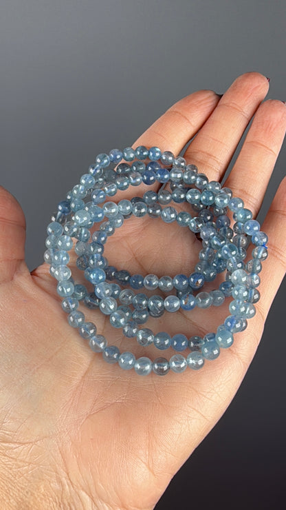 4 MM -6 MM Kyanite Bracelets (5 Pieces)