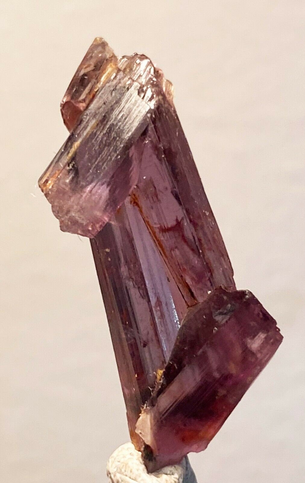 Rarest Piece ! Red Orange, V Shaped, Color Change Csarite Diaspore Specimen