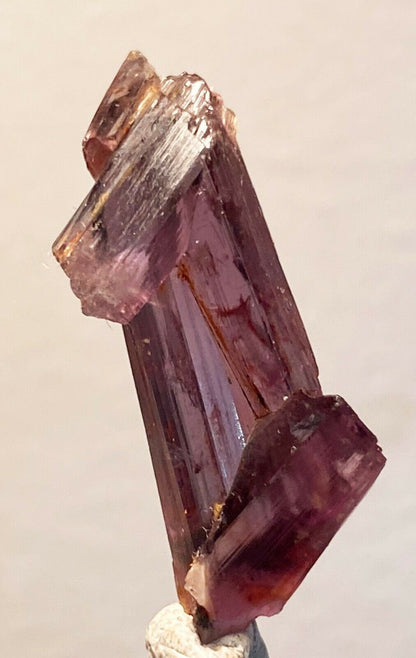 Rarest Piece ! Red Orange, V Shaped, Color Change Csarite Diaspore Specimen