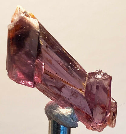 Rarest Piece ! Red Orange, V Shaped, Color Change Csarite Diaspore Specimen