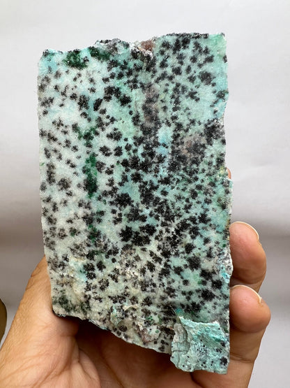 Wow!!!Druzy Blue Chrysocolla with Dendritic Malachite and Manganese Specimen