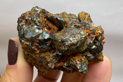 Magical! Natural Irısdecent Hematite Specimen From Italy