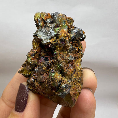 Magical! Natural Irısdecent Hematite Specimen From Italy