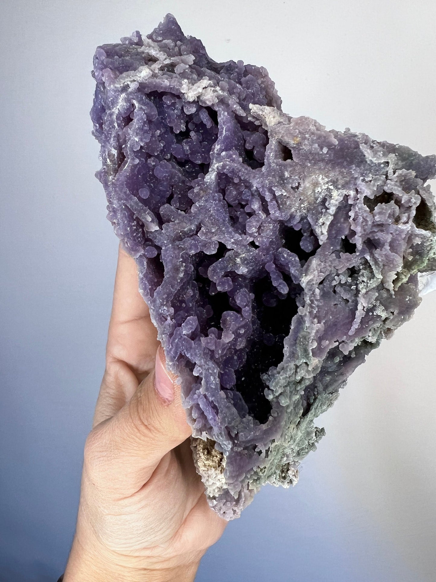 Incredible Piece!Big Size High Grade Purple Grape Agate Specimen