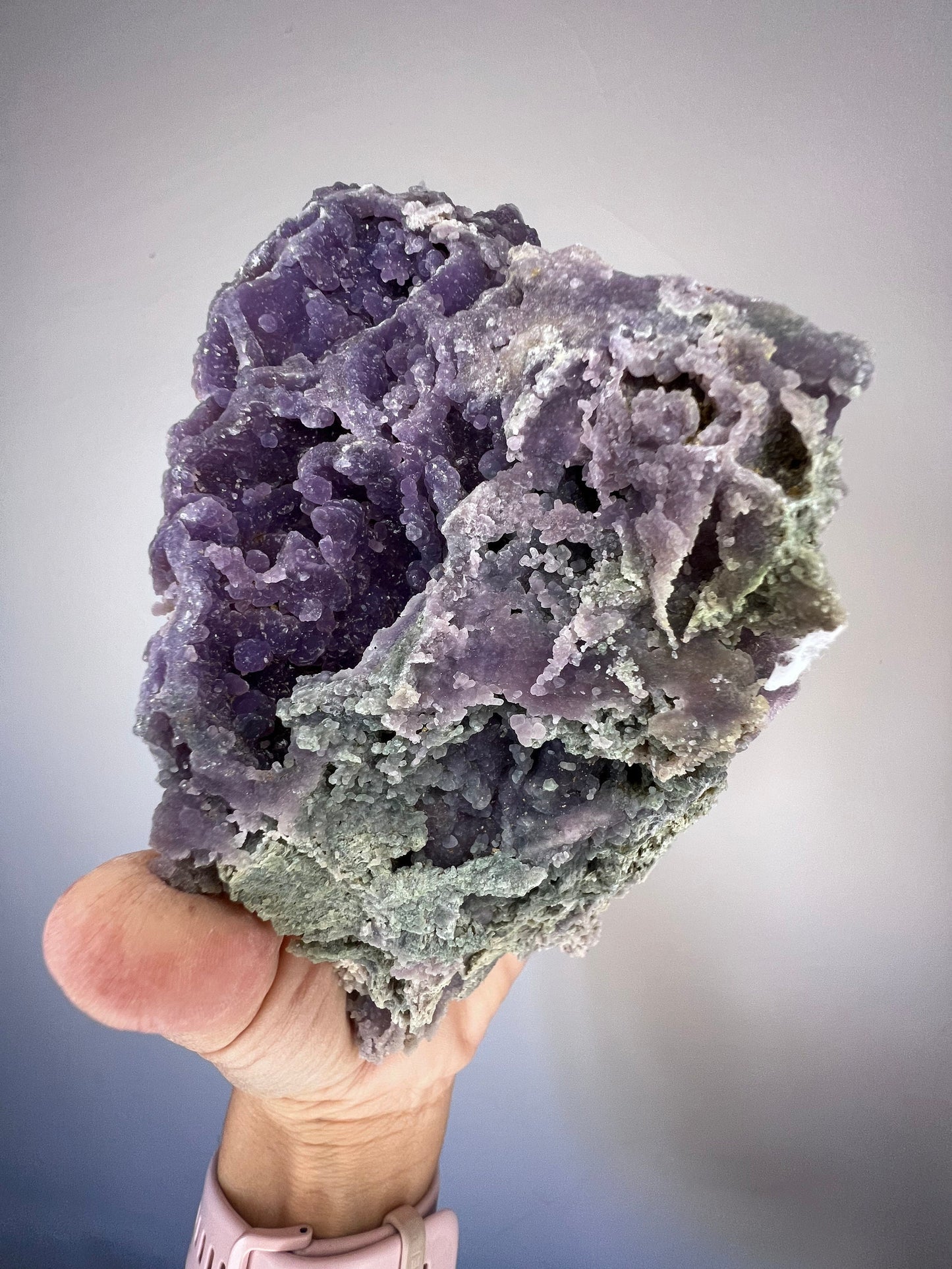 Incredible Piece!Big Size High Grade Purple Grape Agate Specimen