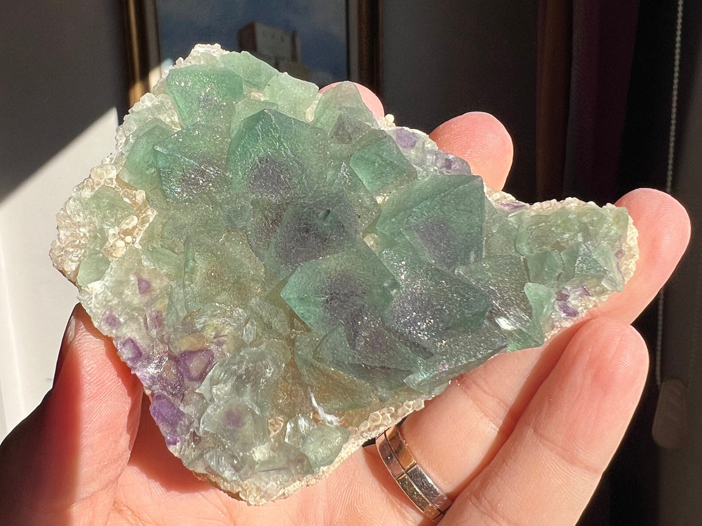 Perfect Piece! Octahedral De An Fluorite Specimen