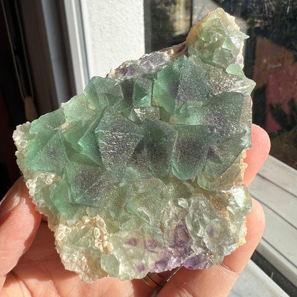 Perfect Piece! Octahedral De An Fluorite Specimen