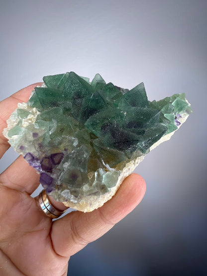 Perfect Piece! Octahedral De An Fluorite Specimen