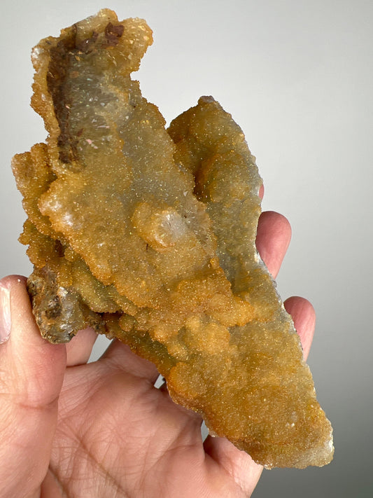 Stunning Piece!Druzy Honey Chalcedony Crystal Specimen