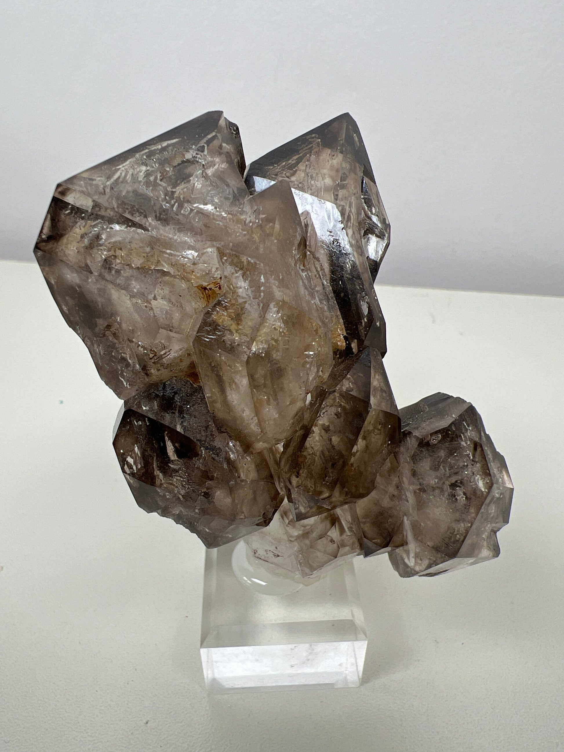 Juicy Fenster Window Smoky Quartz Crystal From Tanzania