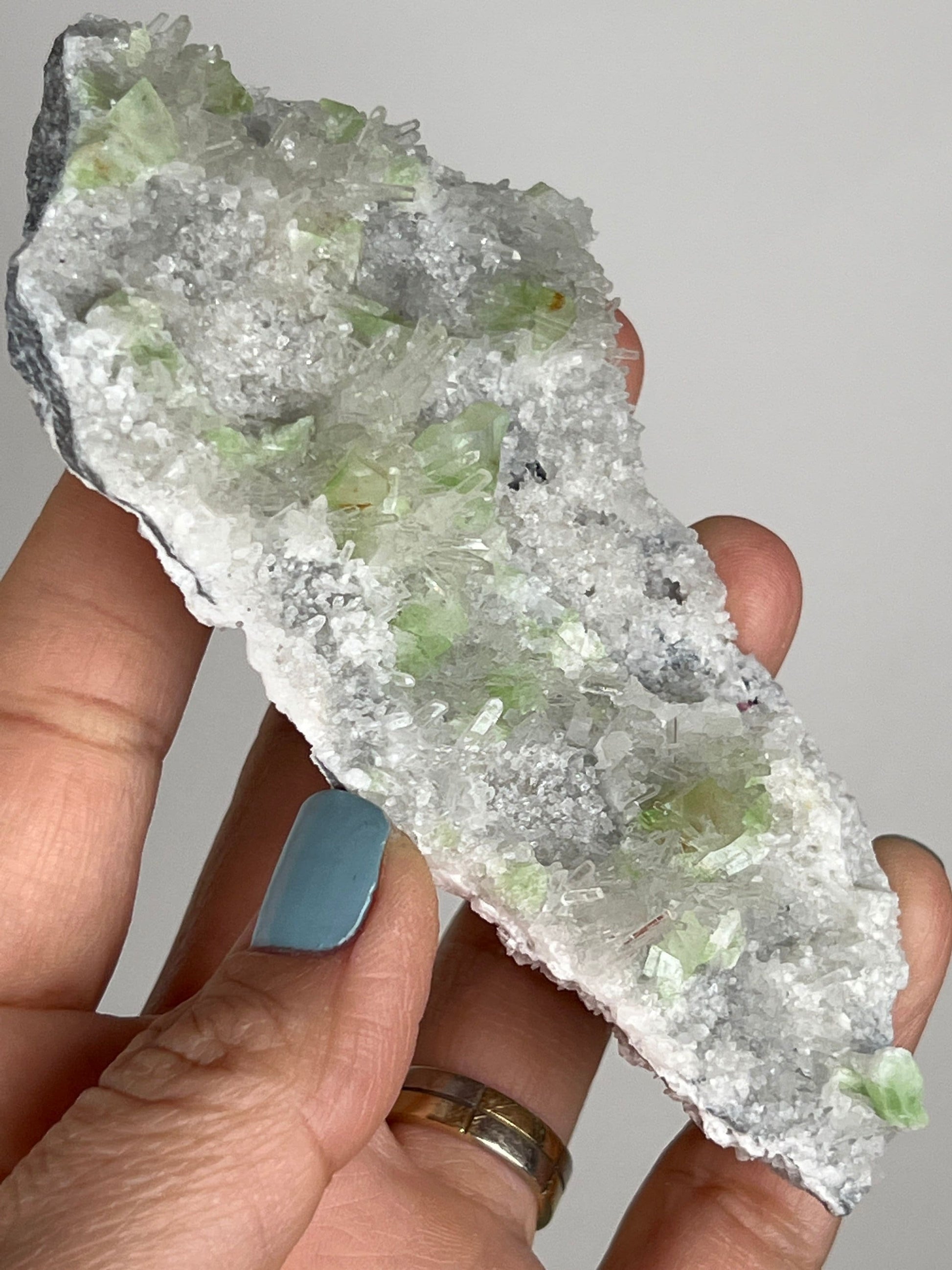 Green Augelite Crystal Specimen from Peru