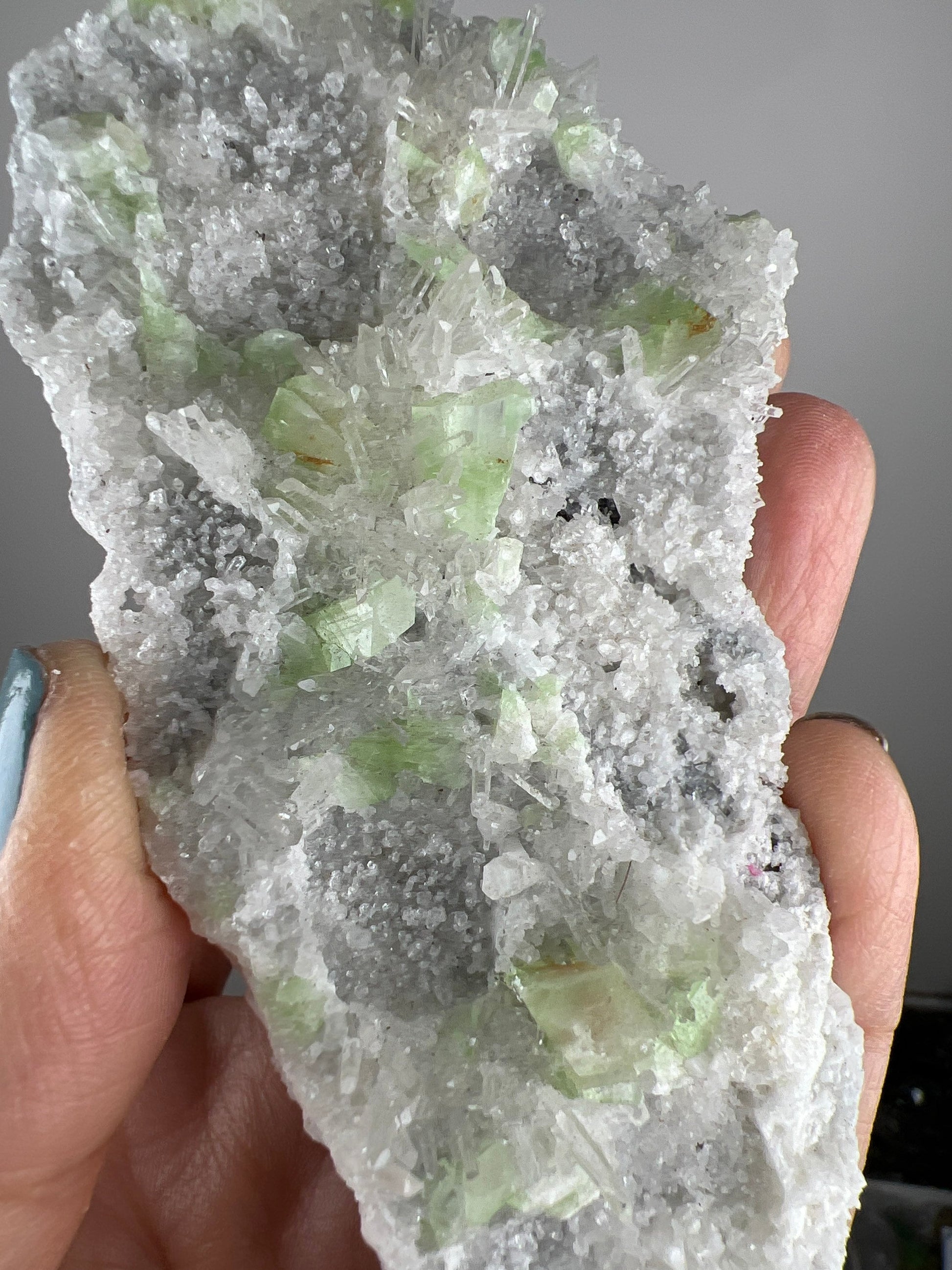 Green Augelite Crystal Specimen from Peru